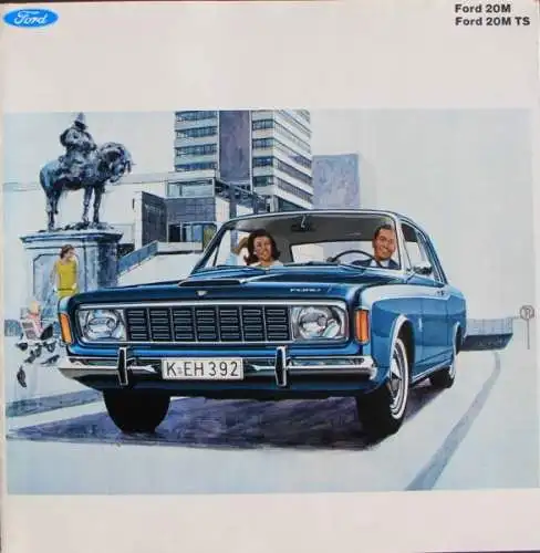 Ford Taunus 20 M TS Modellprogramm 1967 Automobilprospekt (2052)