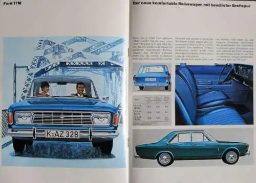 Ford Modellprogramm 1968 Automobilprospekt (4054)