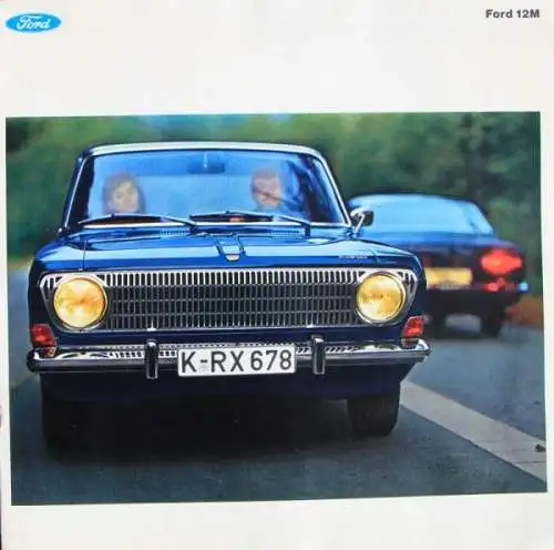 Ford Taunus 12 M Modellprogramm 1967 Automobilprospekt (3747)