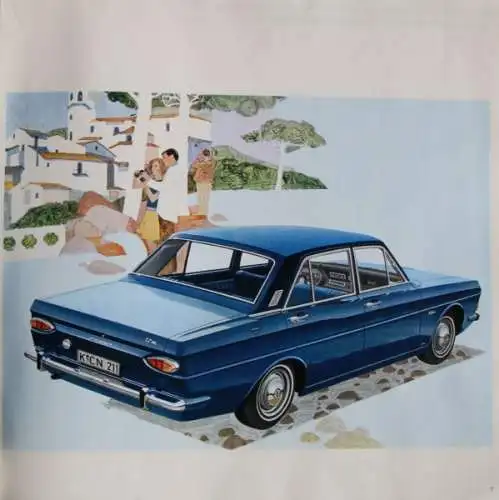 Ford Taunus 12 M Modellprogramm 1967 Automobilprospekt (3747)