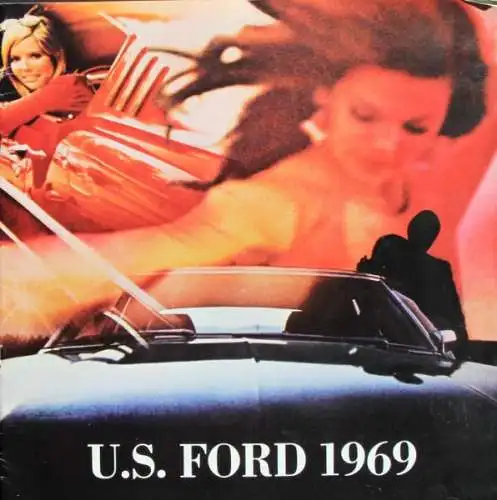 Ford Modellprogramm 1969 "U.S. Ford" Automobilprospekt (4003)