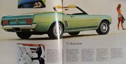 Ford Modellprogramm 1969 "U.S. Ford" Automobilprospekt (4003)