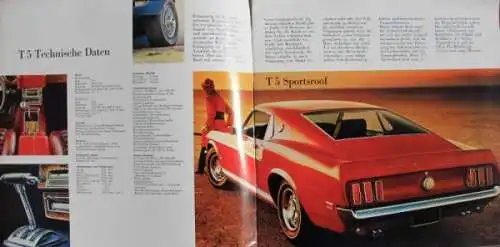 Ford Modellprogramm 1969 "U.S. Ford" Automobilprospekt (4003)