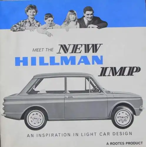 Hillmann Imp Modellprogramm 1965 Automobilprospekt (2486)