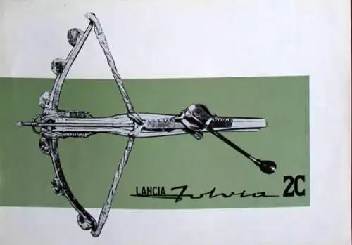 Lancia Fulvia 2 C Modellprogramm 1965 Automobilprospekt (2671)