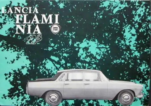 Lancia Flamina Berlina Modellprogramm 1965 Automobilprospekt (2672)