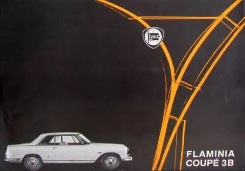 Lancia Flamina Coupe 3 B Modellprogramm 1965 Automobilprospekt (5196)