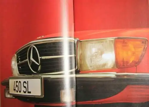 Mercedes-Benz 350 SL 450 SL Modellprogramm 1975 Automobilprospekt (8445)