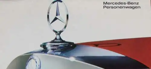 Mercedes-Benz Modellprogramm 1965 Automobilprospekt (8855)
