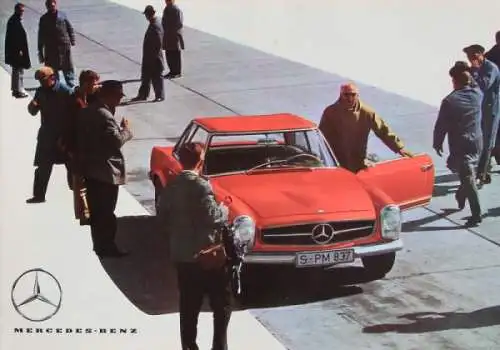 Mercedes-Benz Modellprogramm 1963 Automobilprospekt (2250)