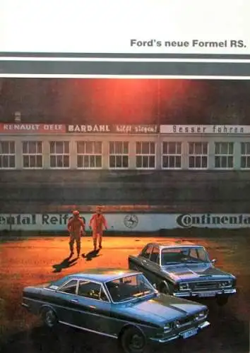 Ford Taunus Formel RS Modellprogramm 1967 Automobilprospekt (7294)