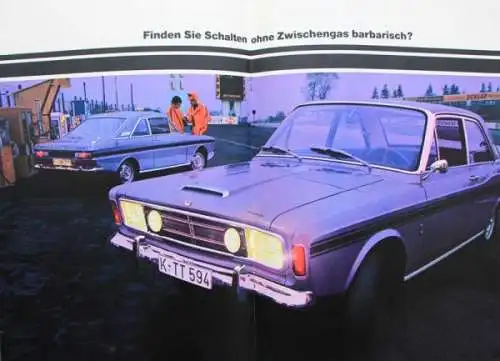 Ford Taunus Formel RS Modellprogramm 1967 Automobilprospekt (7294)