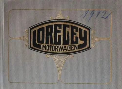 Ley Loreley Motorwagen Modellprogramm 1912 Automobilprospekt (0374)