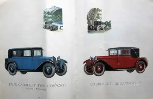 Steyr Modellprogramm 1928 Automobilprospekt (4880)