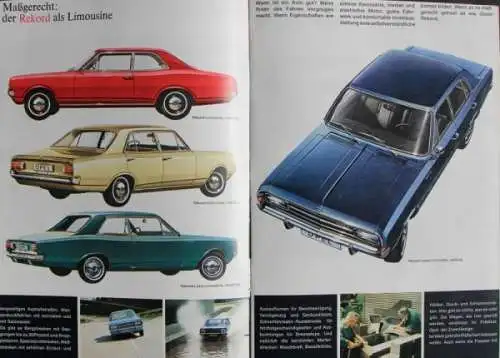 Opel Modellprogramm 1967 "Wer sind Sie?" Automobilprospekt (7860)