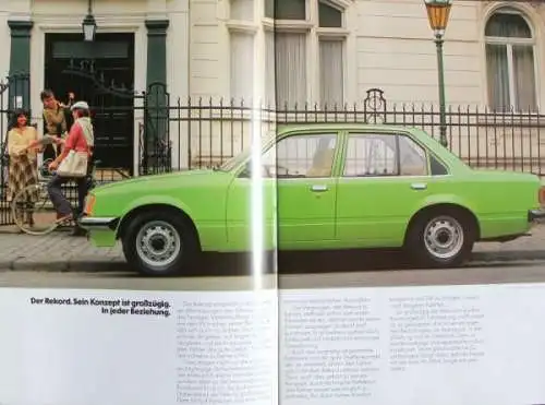 Opel Rekord Modellprogramm 1979 Automobilprospekt (7859)