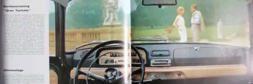 Peugeot 404 Modellprogramm 1966 Automobilprospekt (5339)