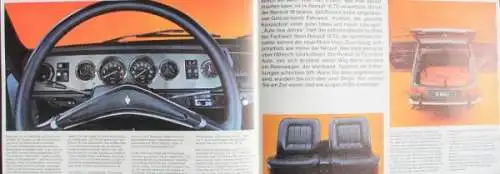 Renault 16 TS Modellprogramm 1968 Automobilprospekt (7792)