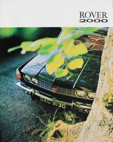 Rover 2000 Modellprogramm 1966 Automobilprospekt (5083)