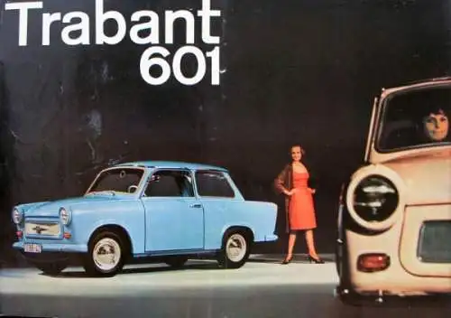 Trabant 601 Modellprogramm 1965 Automobilprospekt (5892)