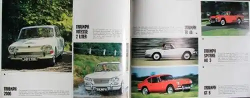 Triumph Modellprogramm 1967 Automobilprospekt (3121)