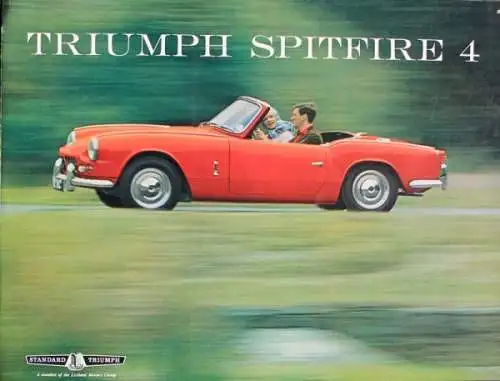 Triumph Spitfire 4 Modellprogramm 1965 Automobilprospekt (3132)