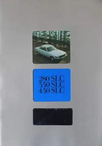 Mercedes-Benz 280 SLC - 450 SLC Modellprogramm 1977 Automobilprospekt (1571)