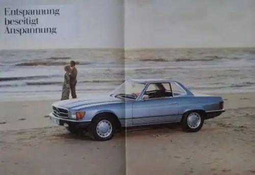 Mercedes-Benz 280 SL - 450 SL Modellprogramm 1978 Automobilprospekt (0130)