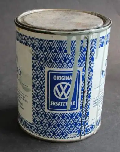 Volkswagen Lackdose 1961 original Kunstharz-Dose mit VW Emblem  "Original Ersatzteil" (4403)