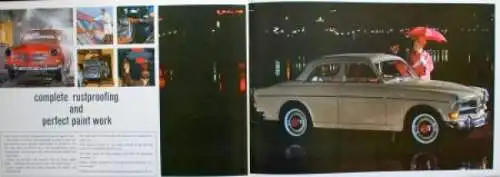 Volvo 122 S Modellprogramm 1964 Automobilprospekt (3817)