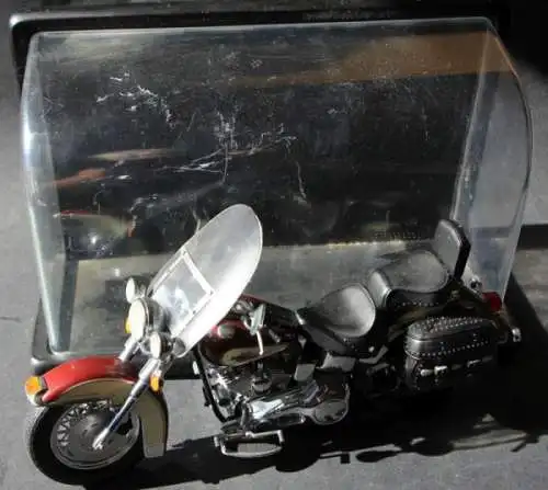 Franklin Mint Harley-Davidson Heritage Softail Motorrad 1986 Metallmodell in Originalbox (3896)