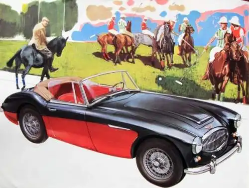 Austin Healey 3000 MK III Convertible Modellprogramm 1962 Automobilprospekt (0564)