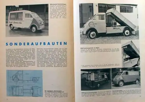 "DKW Nachrichten" DKW-Firmenmagazin 1954  vier Ausgaben (5928)