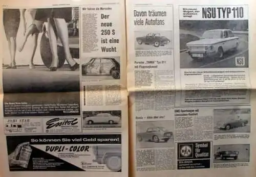 "Deutsche Automobil Revue" Automobil-Zeitschrift 1965 (3107)