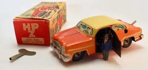 HPZ Prottengeier Limousine mit Fahrer 1955 Blechmodell mit Friktionsantrieb in Originalkarton (5694)