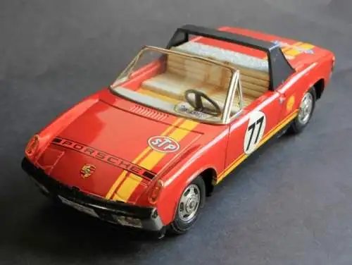 Dayia Volkswagen Porsche 914 Targa 1968 Blechmodell mit Batterieantrieb (7890)