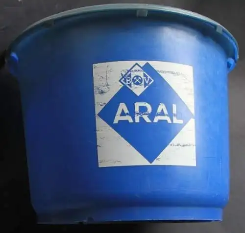 BV Aral Tankstellen-Wischwassereimer 10 Liter mit Logo 1965 (7821)