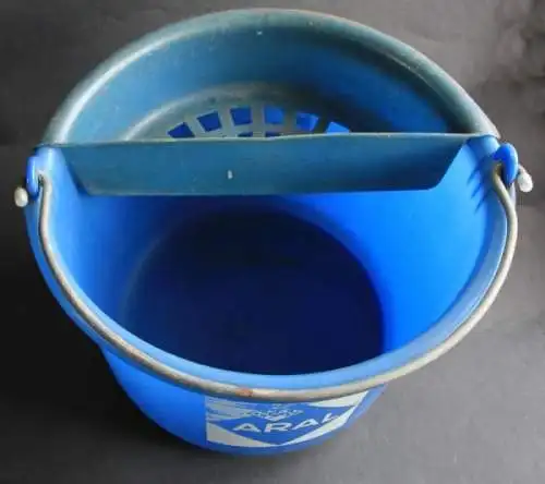 BV Aral Tankstellen-Wischwassereimer 10 Liter mit Logo 1965 (7821)