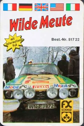 Schmid Spiele "Wilde Meute" 1971 Kartenspiel (7854)
