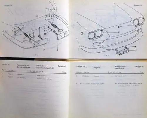 Siata 1500 Coupe 1963 Ersatzteilkatalog (7552)