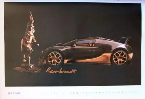 Bugatti  "Les legendes de Bugatti" Jahreskalender 2015 (0155)