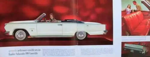 American Motors Rambler Ambassador Modellprogramm 1965 Automobilprospekt (0457)