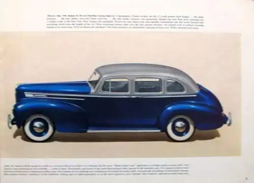 Hudson Modellprogramm 1941 "Symphonic Styling" Automobilprospekt (0475)