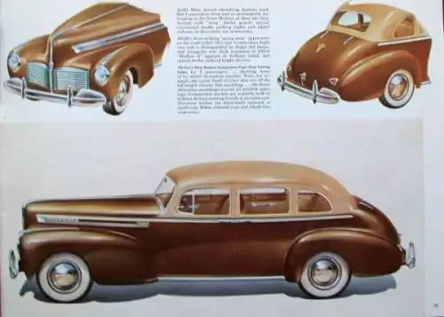 Hudson Modellprogramm 1941 "Symphonic Styling" Automobilprospekt (0475)