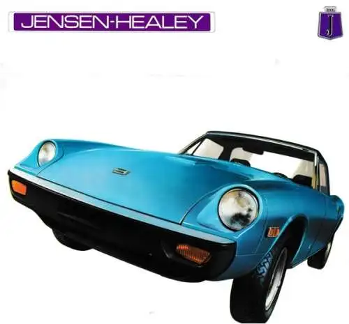 Jensen-Healey Modellprogramm 1972 Automobilprospekt (0481)