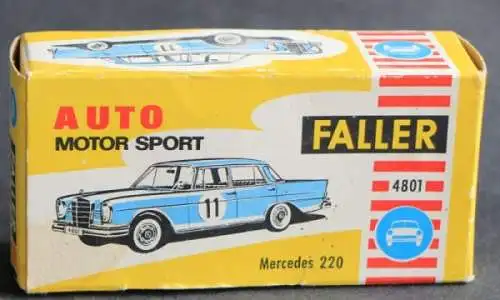 Faller Mercedes-Benz 220 SE 1963 Plastikmodell in Originalbox (0536)