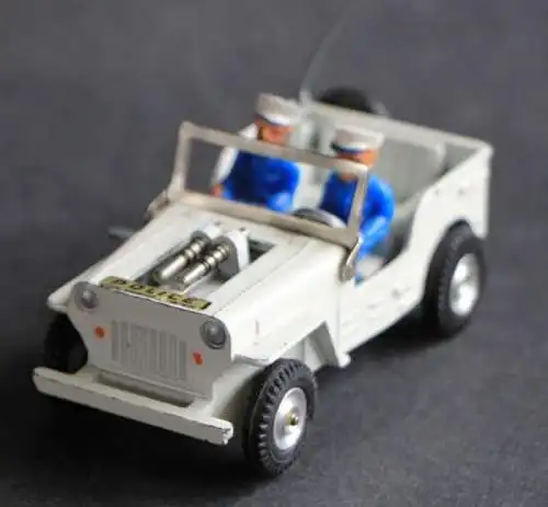 Gama Willys Jeep Policecar 1963 Metallmodell (0616)