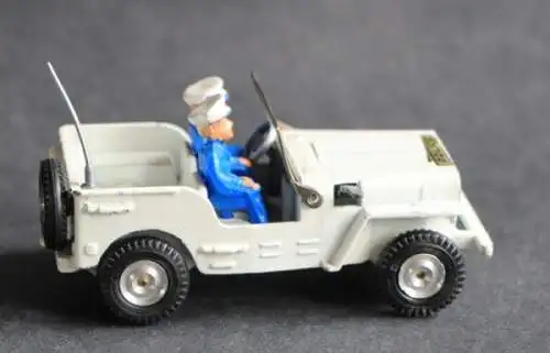 Gama Willys Jeep Policecar 1963 Metallmodell (0616)