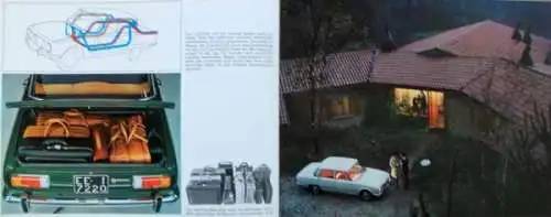 Alfa Romeo 1750 Modellprogramm 1971 Automobilprospekt (0680)