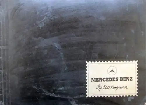 Mercedes-Benz 500 Kompressor Modellprogramm 1935 Automobilprospekt (0874)